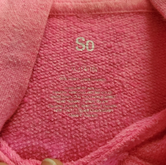 2 Pc. Pink Crop Sweater Outfit Raw Hem Wrap Jean Skirt. SO/Denybules. F-163 - Picture 6 of 12